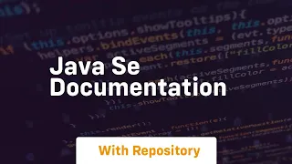java se documentation