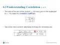 Chapter 6 - Scatter Plot Association Correlation