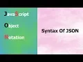 JSON Tutorial - 2