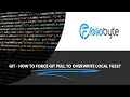 Git - How to force git pull to overwrite local files Git Tutorial For Beginners