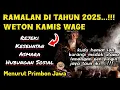 Download Lagu Weton Kamis Wage ditahun 2025 berdasarkan Primbon Jawa