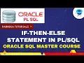 Conditional Statements IF-THEN-ELSE Statement in PL-SQL Full Course Tutorial 2023 PT