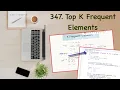 3 Top K Element Leetcode 347 Top K Frequent Elements