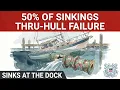 Old Thru-Hulls SINK Boats - 50 of Sinkings Seacock Failure Coast Guard Survey