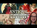 Antique Postcards Valentines Christmas New Years Worth Good Money on eBay