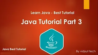 Java Lecture 3 - Command Line Argument String Handling java tutorial part 3