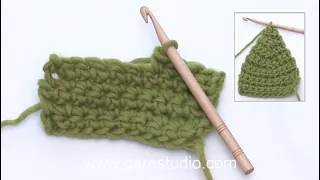How to decrease in double crochet dc stitches