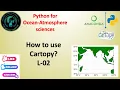 Customized Cartopy Plot in python L02 Python for Beginners in Ocean-Atmospheric Sciences