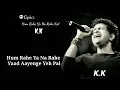 Download Lagu Hum Rahe Ya Na Rahe Kal Lyrics || K.K || Pritam.