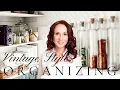 Your VINTAGE Creative Spaces Organization Guide Using Thrifted Antique Finds