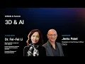 Lagu 3D \u0026 AI | Dr. Fei-Fei Li, CEO \u0026 Co-Founder, World Labs \u0026 Jeetu Patel