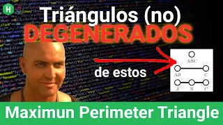 Triangulos DEGENERADOS Resolviendo Ejercicios de Java en HACKERRANK Maximun Perimeter Triangle
