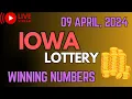 Iowa Midday Lottery Results For - 09 April 2024