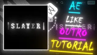 AE like Outro In Capcut Tutorial - Capcut Tutorial Slayer Edits