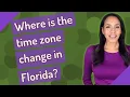Where is the time zone change in Florida