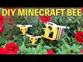 DIY 3D Minecraft Bee Perler Bead Figure