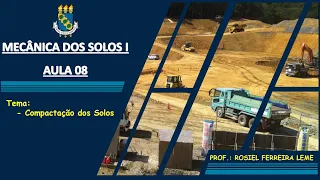 AULA 08 - COMPACTAÇÃO DO SOLO