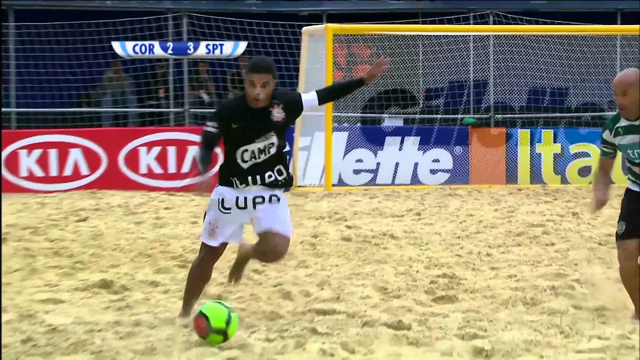 Gols - Corinthians (BRA) 4 x 3 Sporting (POR) - Mundialito de Futebol de Areia - Globo HD