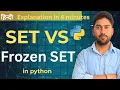 Set vs Frozen Set in Python What is frozen set in python