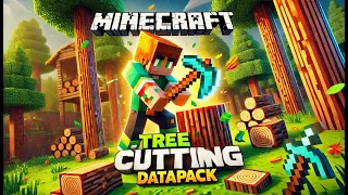 Tree capitator data pack Cut down trees like in real life