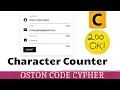 How to create a Form Character Counter using Materialize
