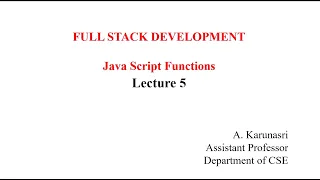 JavaScript Functions Tutorial for Beginners Parameters Return Values Examples Lecture 5