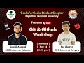 Git GitHub Workshop GFG Student Chapter RTU