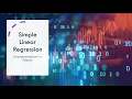 Simple Linear Regression in Python Machine Learning Tutorial Part 7 Linear Regression Explained