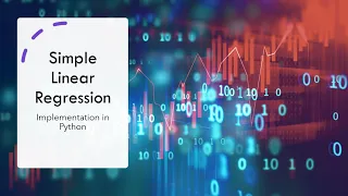 Simple Linear Regression in Python Machine Learning Tutorial Part 7 Linear Regression Explained