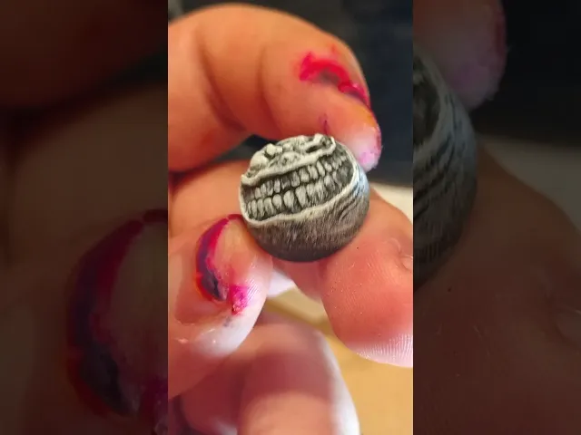 SmilingFriends - Doomface- Artisan Keycap for Mechanical Keyboards, Cherry MX, Creepy Monster Collec video thumbnail