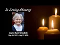 Lagu Joyce Ann Smudde Funeral Mass (7/26/2022)