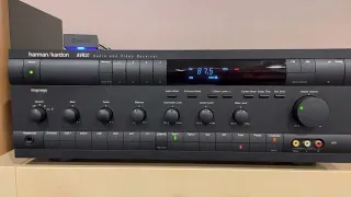 Harmon Kardon AVR30 Receiver Demo 60WPC 1992