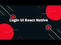 React Native Login Screen Login UI React Native React Native Tutorial