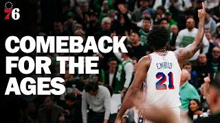 A Comeback for the Ages Sixers vs Celtics