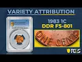 1983 Doubled Die Reverse Lincoln Cent PCGS Variety Attribution
