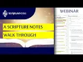 A Scripture Notes Walkthrough for New Users
