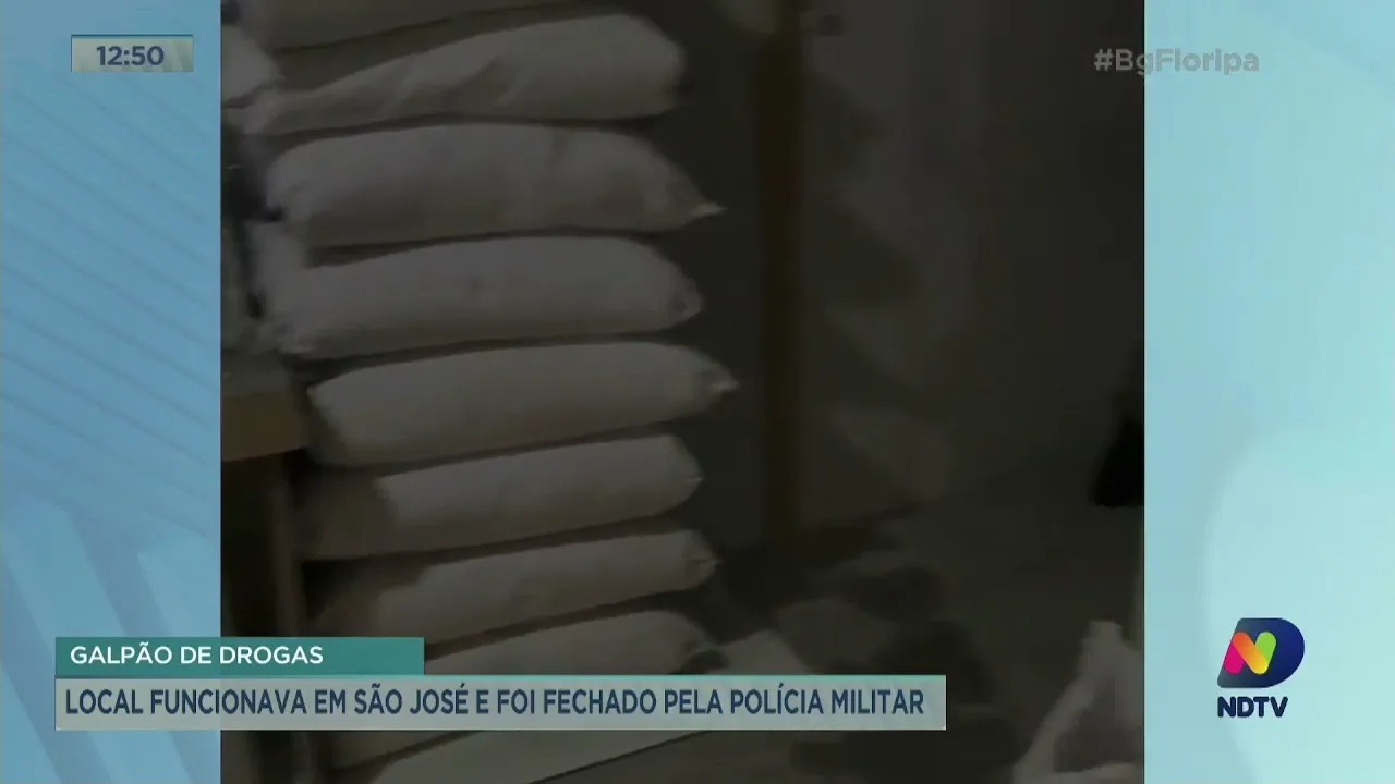 PM fecha galpão de drogas em São José