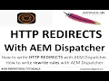 Dispatcher Redirects with AEM Dispatcher