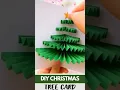 Diy Christmas tree card