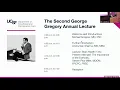 George Gregory Annual Lecture 2025