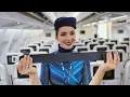 MY DREAM ASMR - A BLUE FLIGHT Flight Attendant Sweet Carol