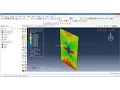 Abaqus Tutorial s - Plate With Hole 3D Shell Subjected to Tensile Load