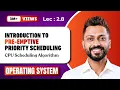 L-2 8 Pre-emptive Priority Scheduling Algorithm with Example Operating System