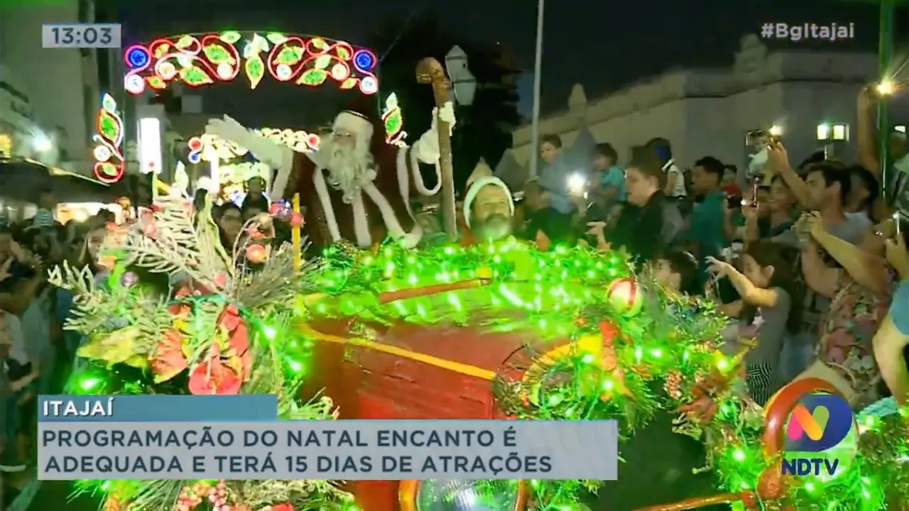 Programação de Natal Encanto de Itajaí terá 15 dias de atrações