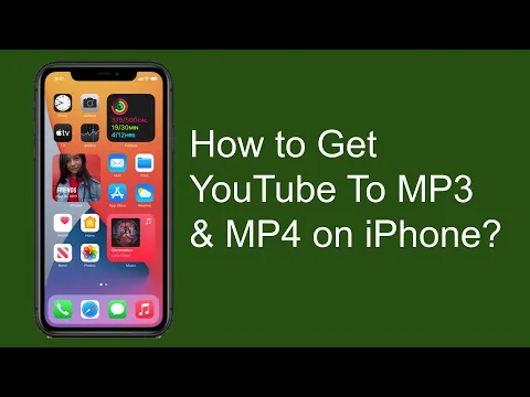 Download MP3 YouTube To MP3 iPhone Online