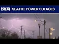 Power outages fall following lightning in Seattle area