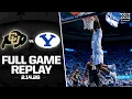 Colorado vs BYU Full Game Replay 2 14 26 2025-26 Big 12 Men s Basketball