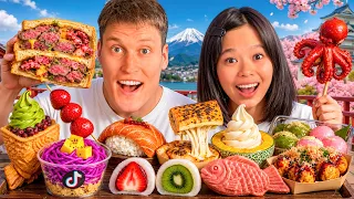 PROBAMOS LA COMIDA MÁS VIRAL DE JAPÓN 🇯🇵😱