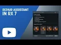 Solve Common Issues with Repair Assistant in RX 7