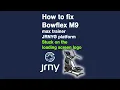 How to fix Bowflex M9 max trainer JRNY by settings and update menu stuck on the loading screen